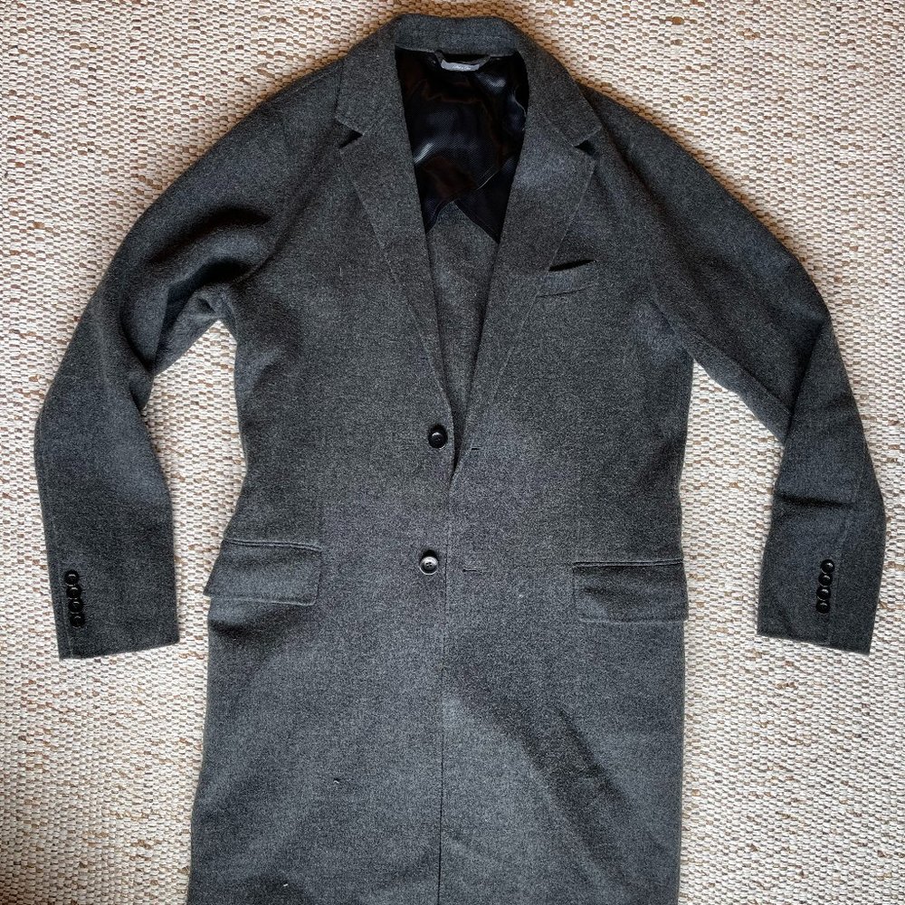 Vince Class Peacoat / Car coat (Gray - Men's medium)